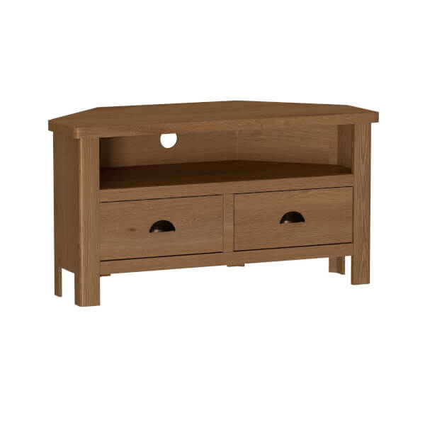 Newlyn Corner TV Unit Oak Homebase