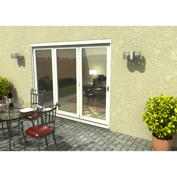 Rohden Slide & Fold Door Set 2700mm White Homebase