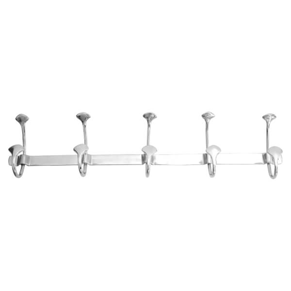 10 Hook Hanger with Polished Aluminium Homebase