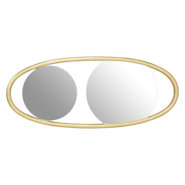 Villa Small Oval Wall Mirror Homebase