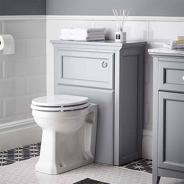Bathstore Savoy Toilet Unit Gun Mental Grey Homebase