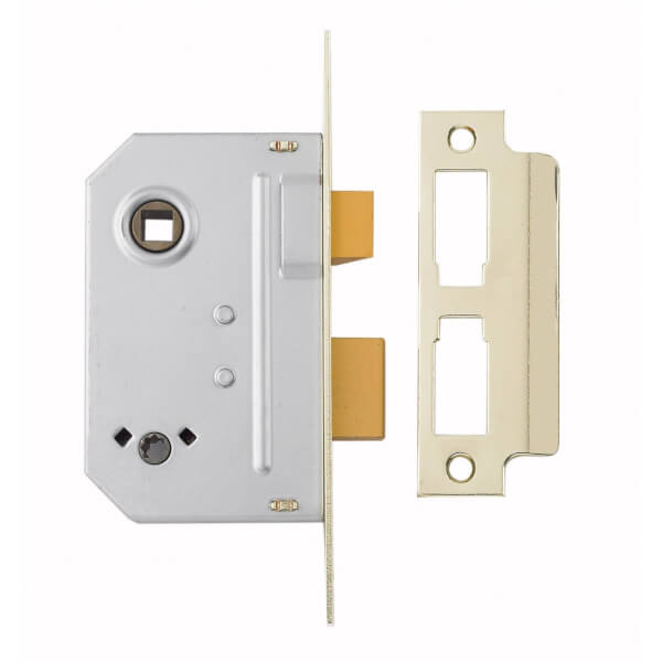 Yale Bathroom Lock 64mm / 2.5 inches Chrome Homebase