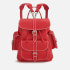 Grafea Red Hot Medium Leather Rucksack - Red Grafea Red Hot Medium Leather Rucksack - Red