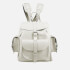 Grafea Bianca Medium Leather Rucksack - White Grafea Bianca Medium Leather Rucksack - White
