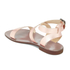 dune gold sandals flat