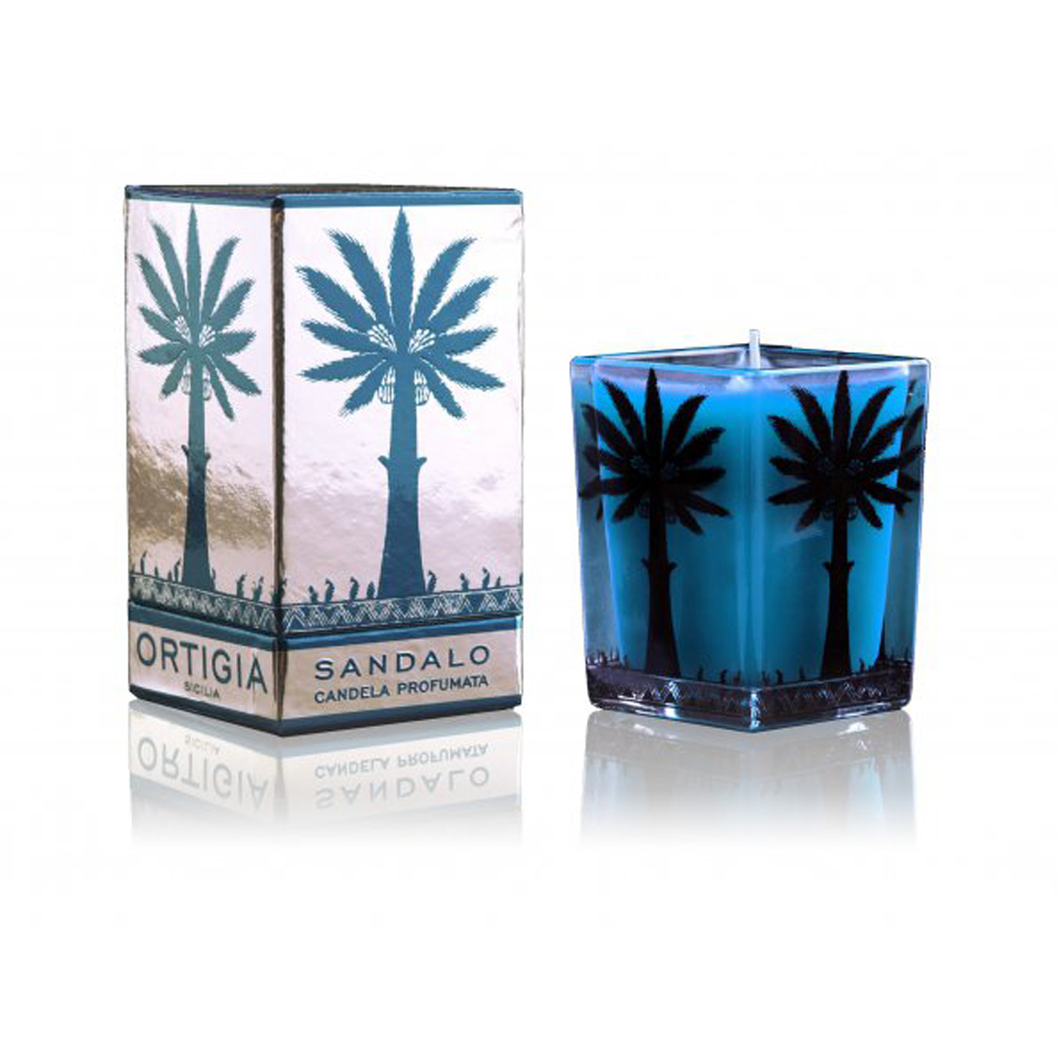 Ortigia Sandalo Square Candle Free Shipping Lookfantastic