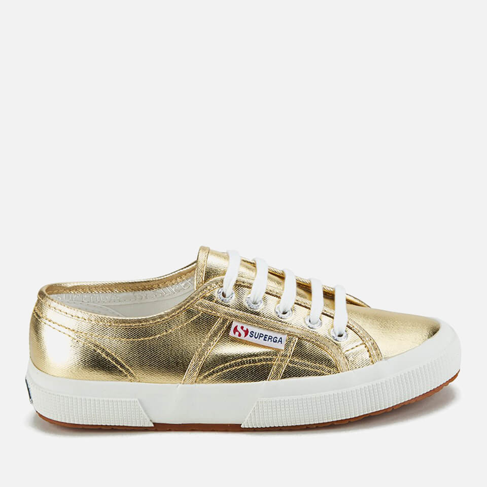 superga gold trainers