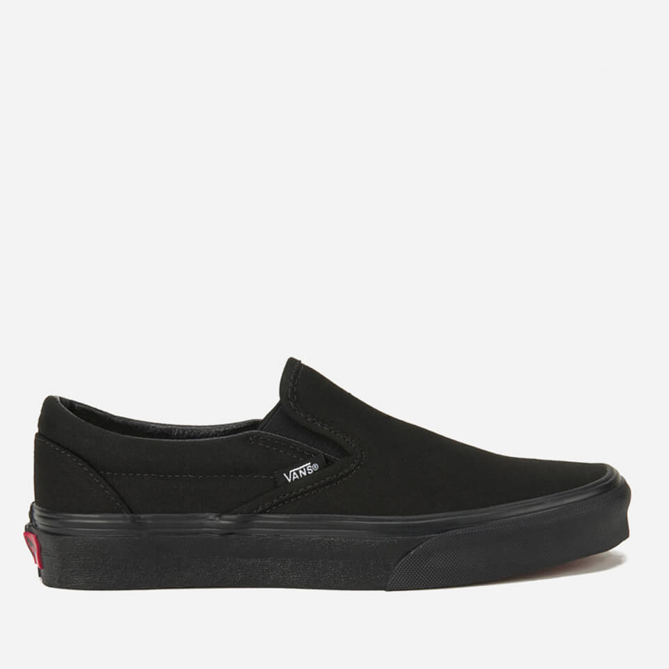 vans classic slip on all black