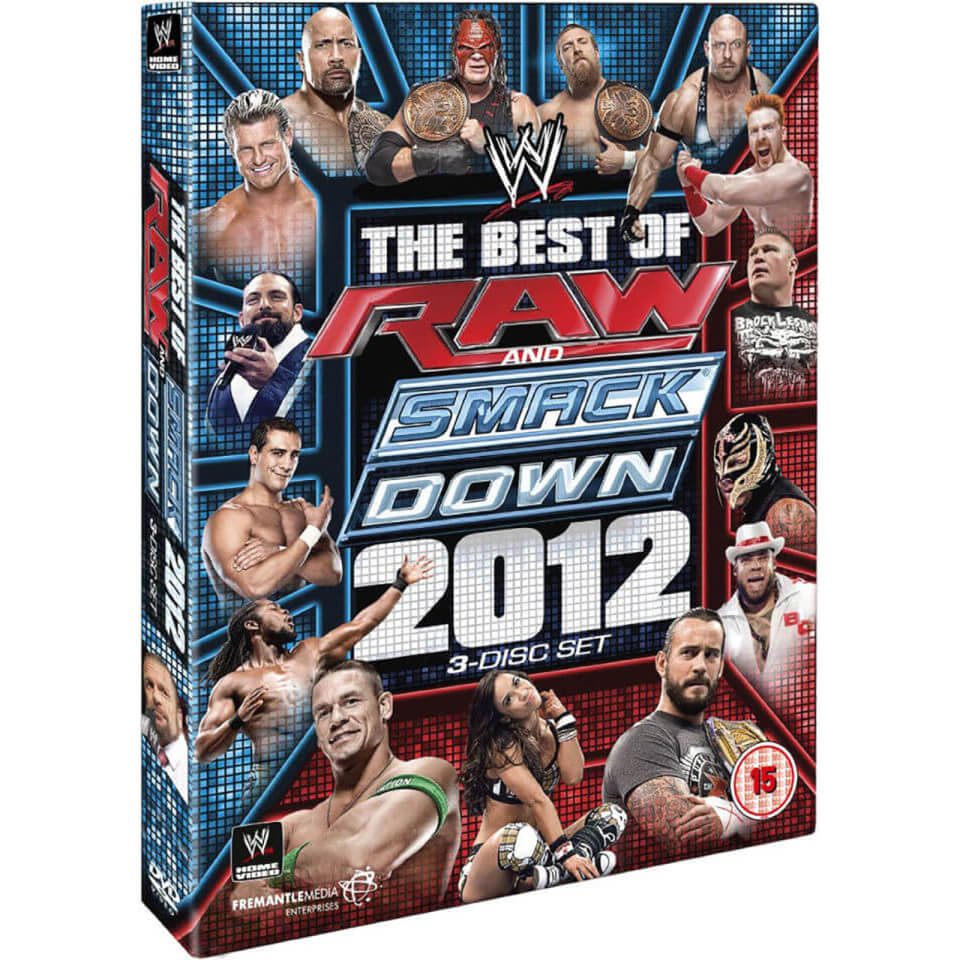 WWE The Best of the Raw and SmackDown 2012 DVD Zavvi UK