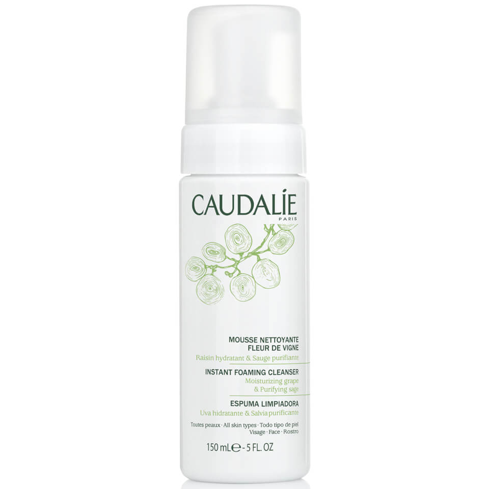 Caudalie Instant Foaming Cleanser (150ml)  Free Shipping  Lookfantastic