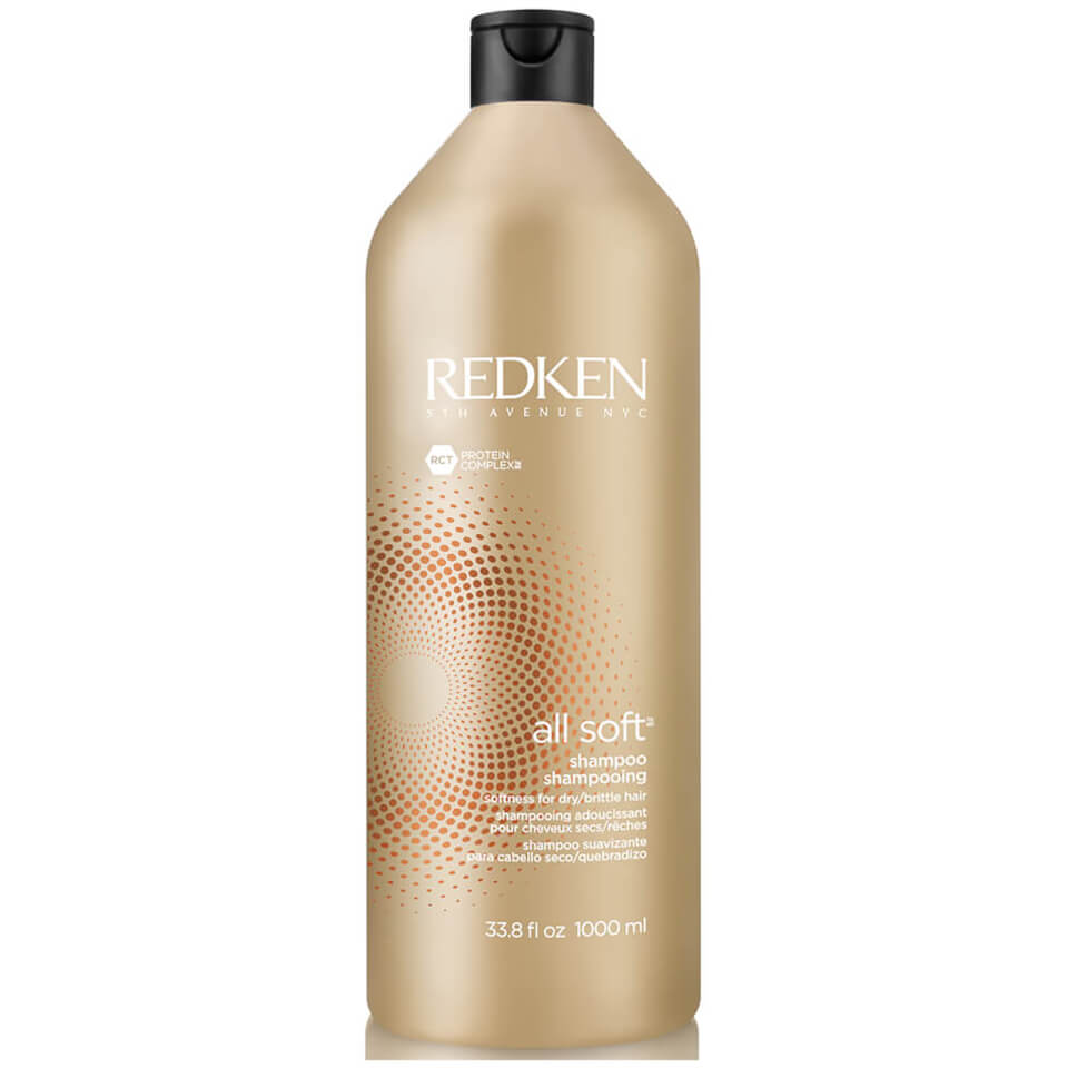 Redken All Soft Shampoo 1000 ml - lookfantastic