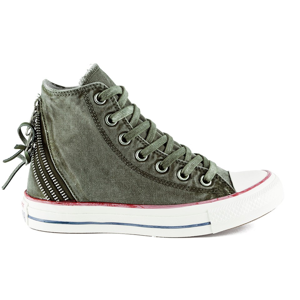 converse high cut with zipper