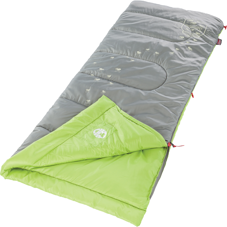 Coleman Glow in the Dark Sleeping Bag Junior Garden