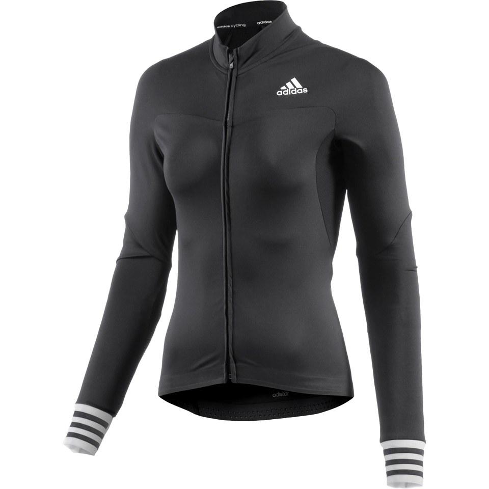 adidas Women's Adistar Long Sleeve Jersey - Black | ProBikeKit.com