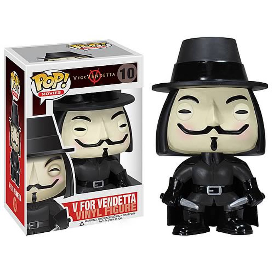 V For Vendetta V Pop Vinyl Figure Merchandise Zavvi Uk