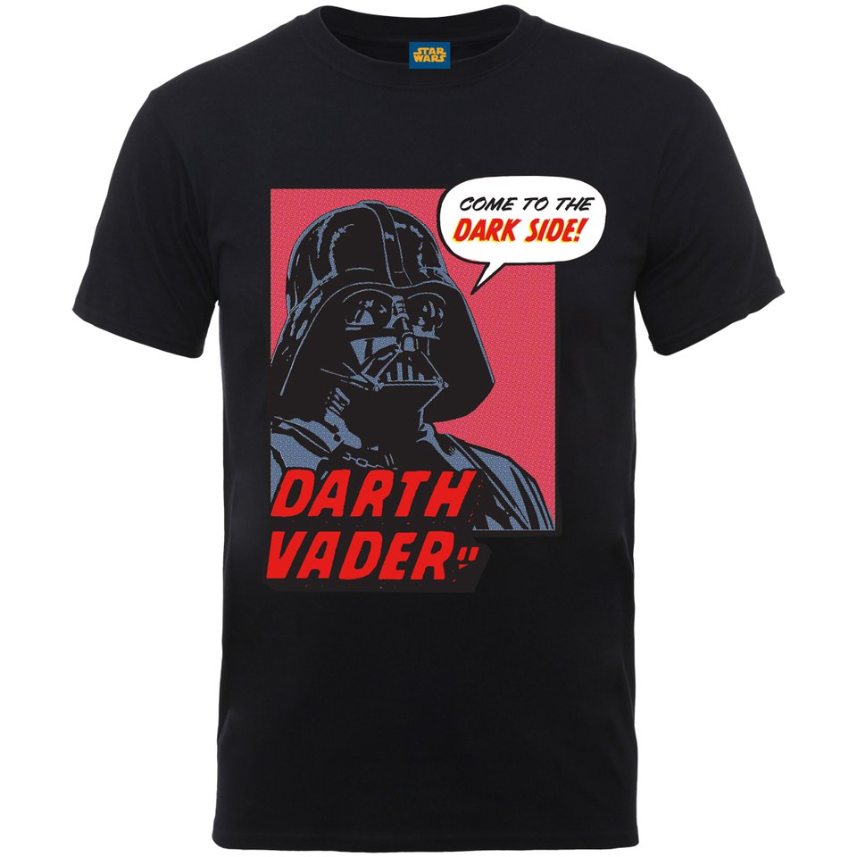Star Wars Men's Darth Vader Dark Side TShirt Black Merchandise Zavvi UK