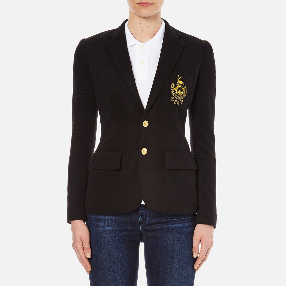  Polo  Ralph Lauren Women s Custom Blazer  Polo  Black 