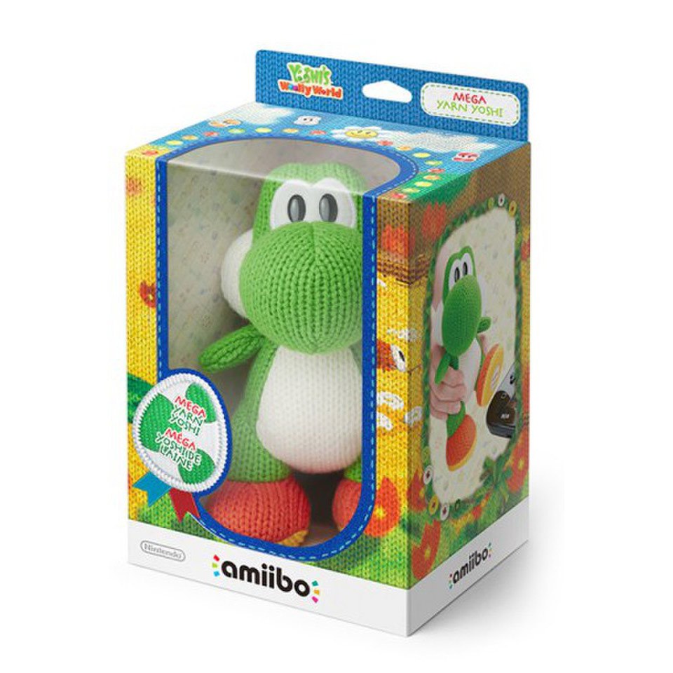 Mega Yarn Yoshi amiibo Nintendo Official UK Store