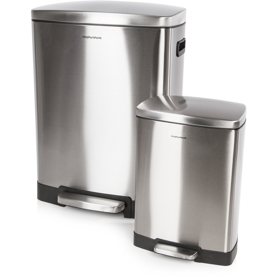 Morphy Richards 977100 Rectangular Pedal Bin Set Stainless Steel