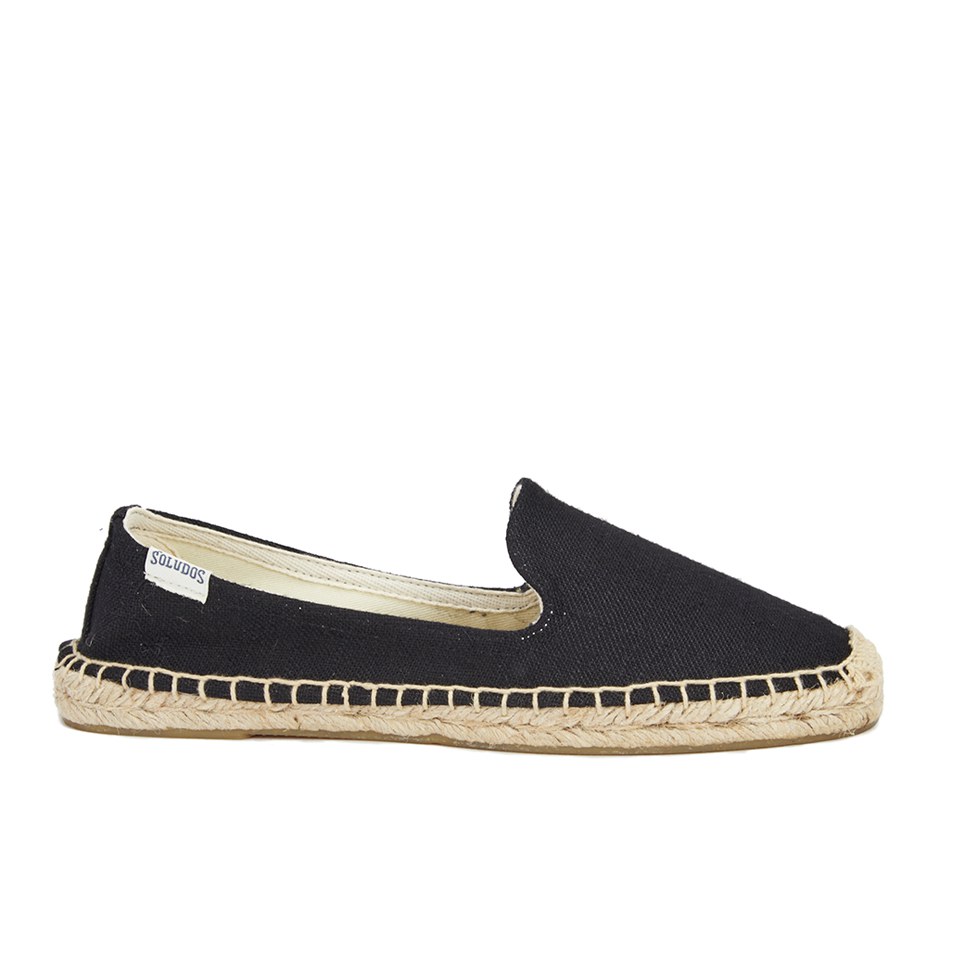 Soludos Women's Linen Espadrille Smoking Slippers Linen Black Free