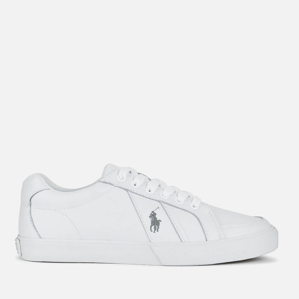polo leather trainers
