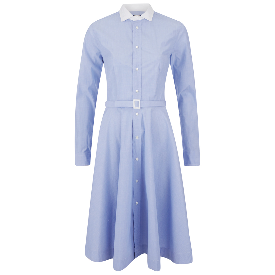 ralph lauren white shirt dress