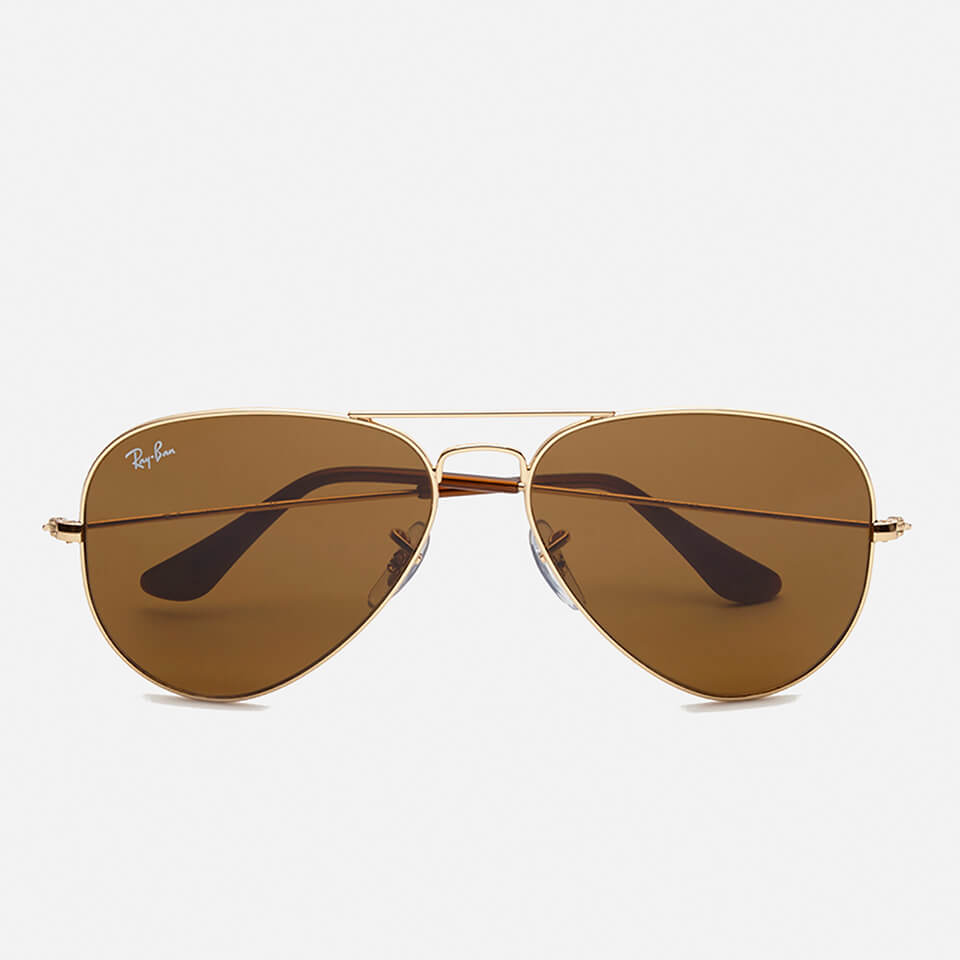 Ray-Ban Aviator Large Sunglasses 58mm - Metal Gold - Free