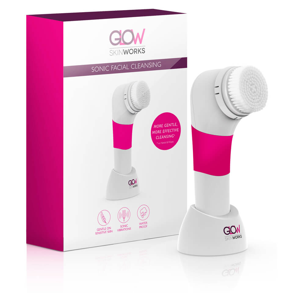 glow skinworks sonic cleansing brush pink buy mankind glow skinworks sonic cleansing brush pink buy mankind
