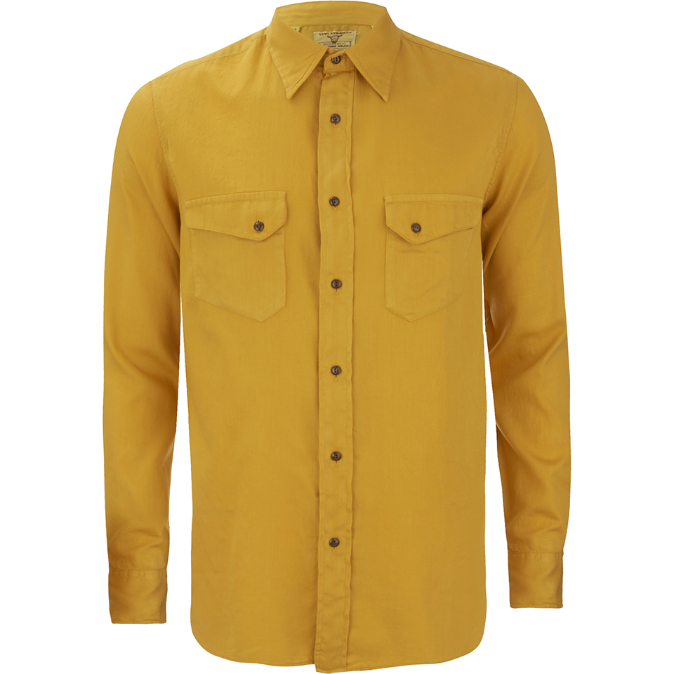 Mens yellow shirt uk clearance
