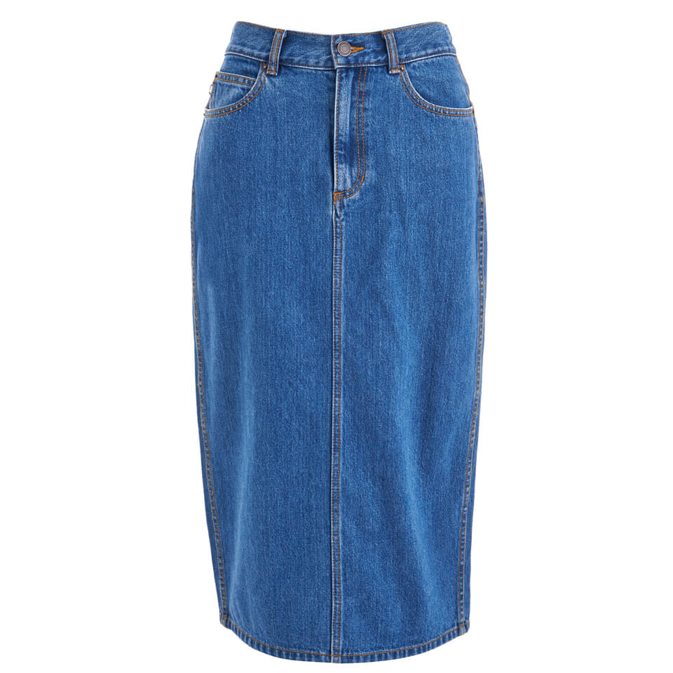 Marc by Marc Jacobs Women's Denim Skirt - Bright Blue - Free UK ...
