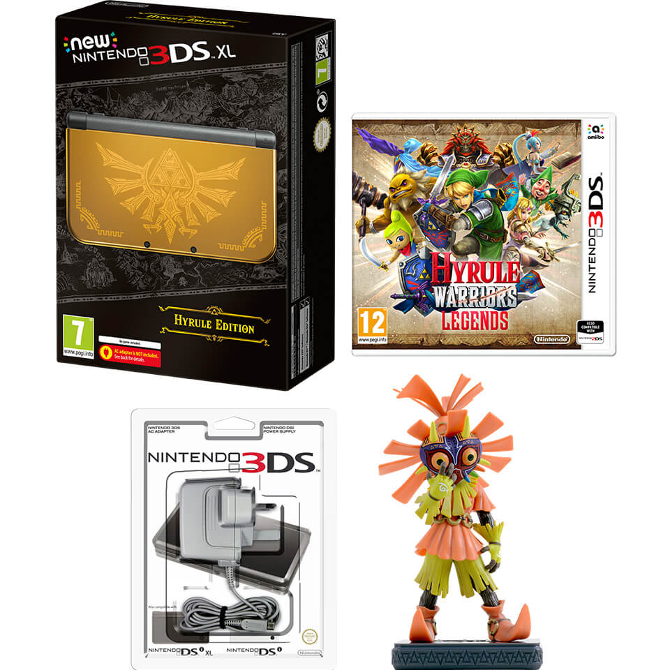 New Nintendo 3DS XL Hyrule Edition + Hyrule Warriors Legends