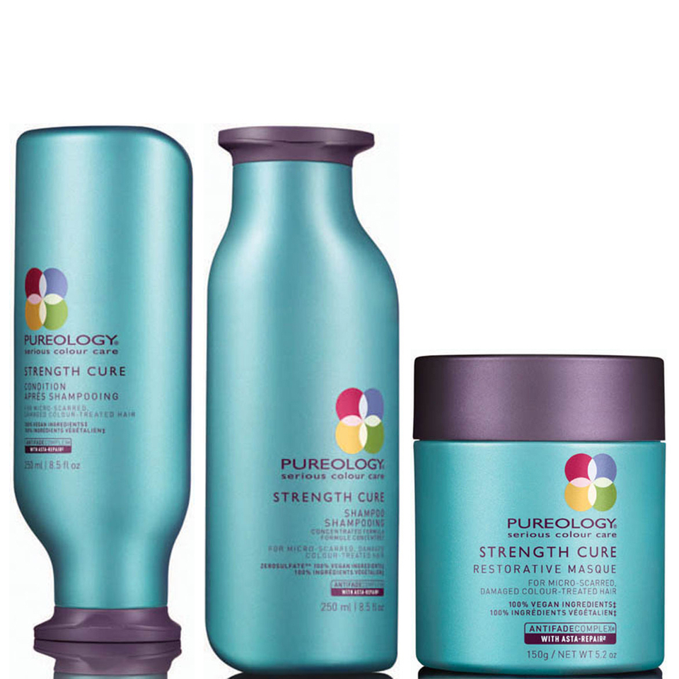 Best Organic Makeup >> Pureology Strength Cure Shampoo, Conditioner (250ml) and Mask (150ml) | Free Shipping ... Best Organic Makeup >> Pureology Strength Cure Shampoo, Conditioner (250ml) and Mask (150ml) | Free Shipping ...