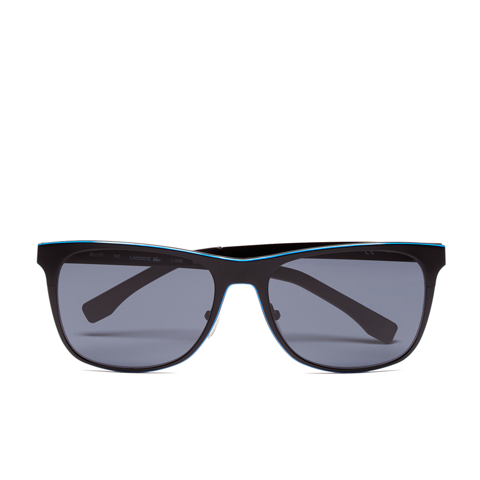 Lacoste Men's Rectangle Sunglasses Black Matt
