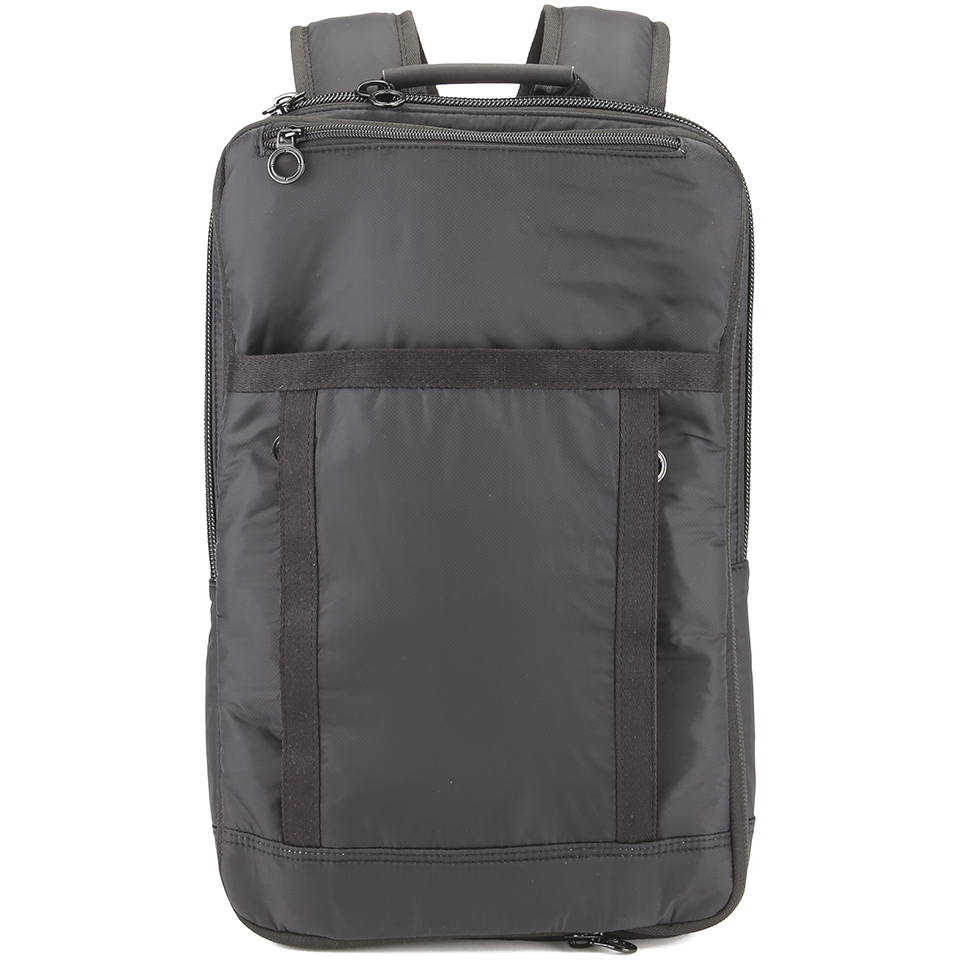 C6 Men's Square Extender Ripstop Backpack - Black - Free UK Delivery ...