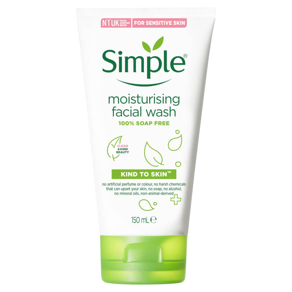 Simple Moist Foam Face Wash 150ml Free US Shipping lookfantastic