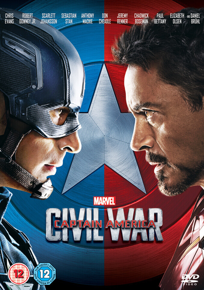 Captain America: Civil War DVD | Zavvi.com