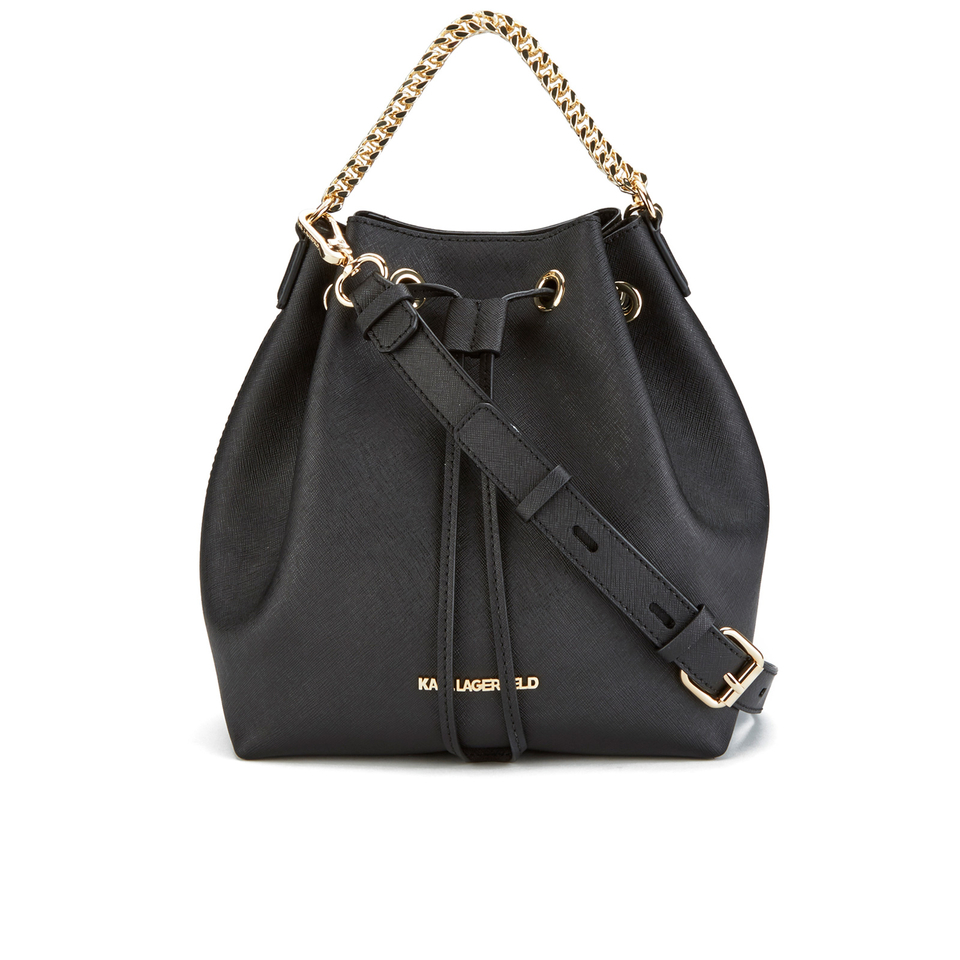 Karl Lagerfeld Women's K/Klassik Drawstring Bag - Black - Free UK ...