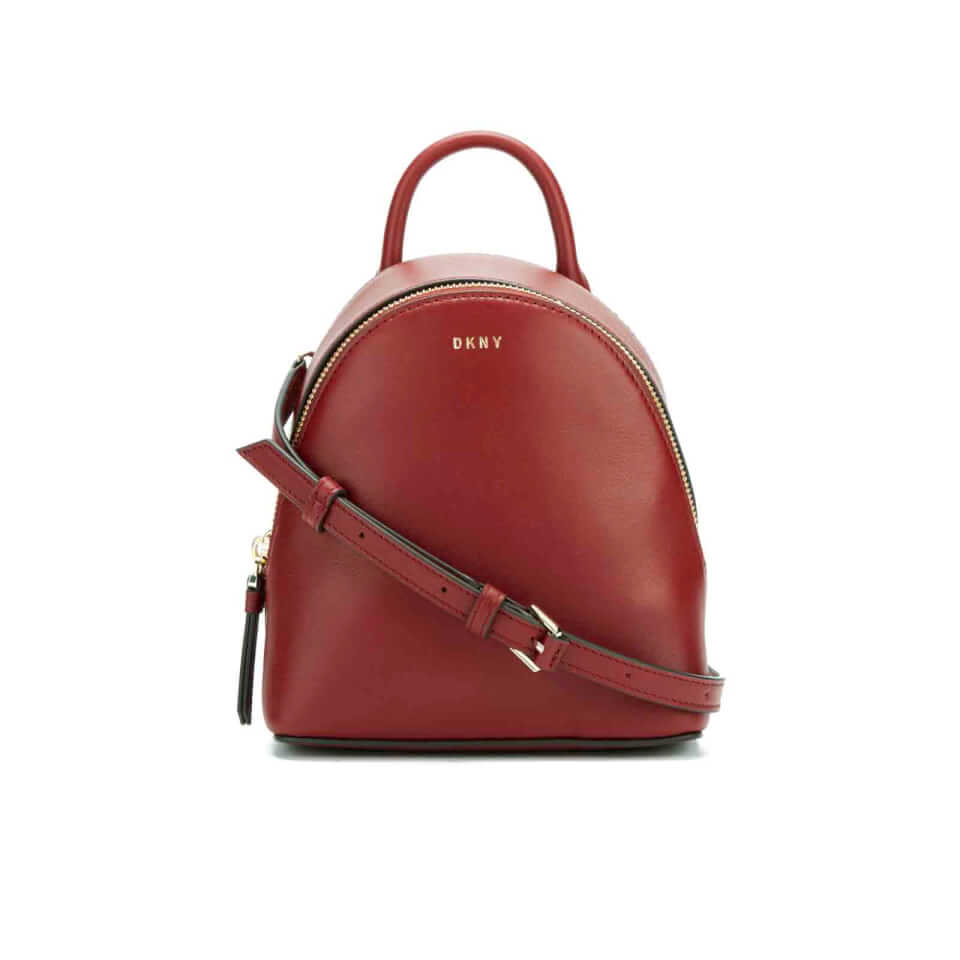 dkny red backpack