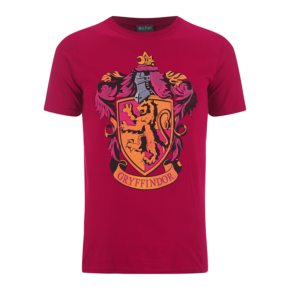 Harry Potter Men's Gryffindor Shield T-Shirt - Red Merchandise | Zavvi