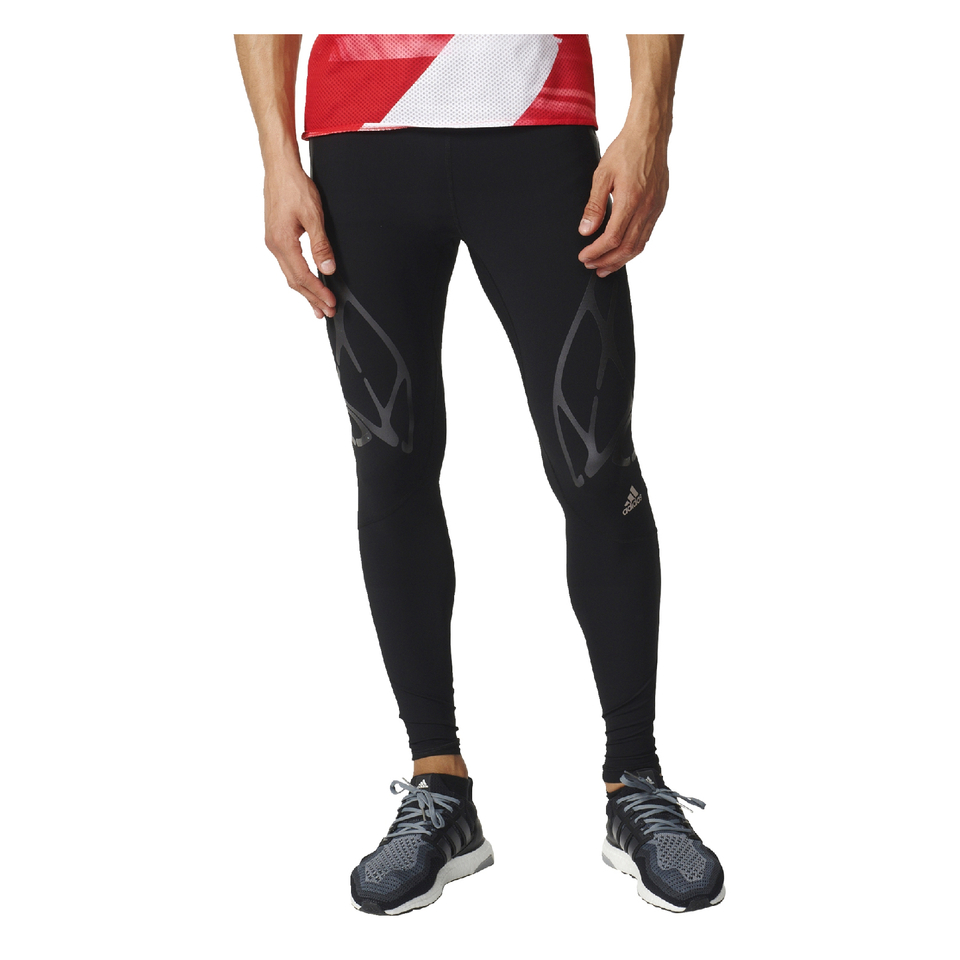 adidas Men's Adizero Sprintweb Running Long Tights - Black Sports ...