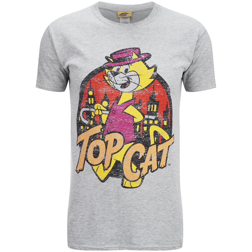 Top Cat Men's Top Cat in the City TShirt Grey Merchandise