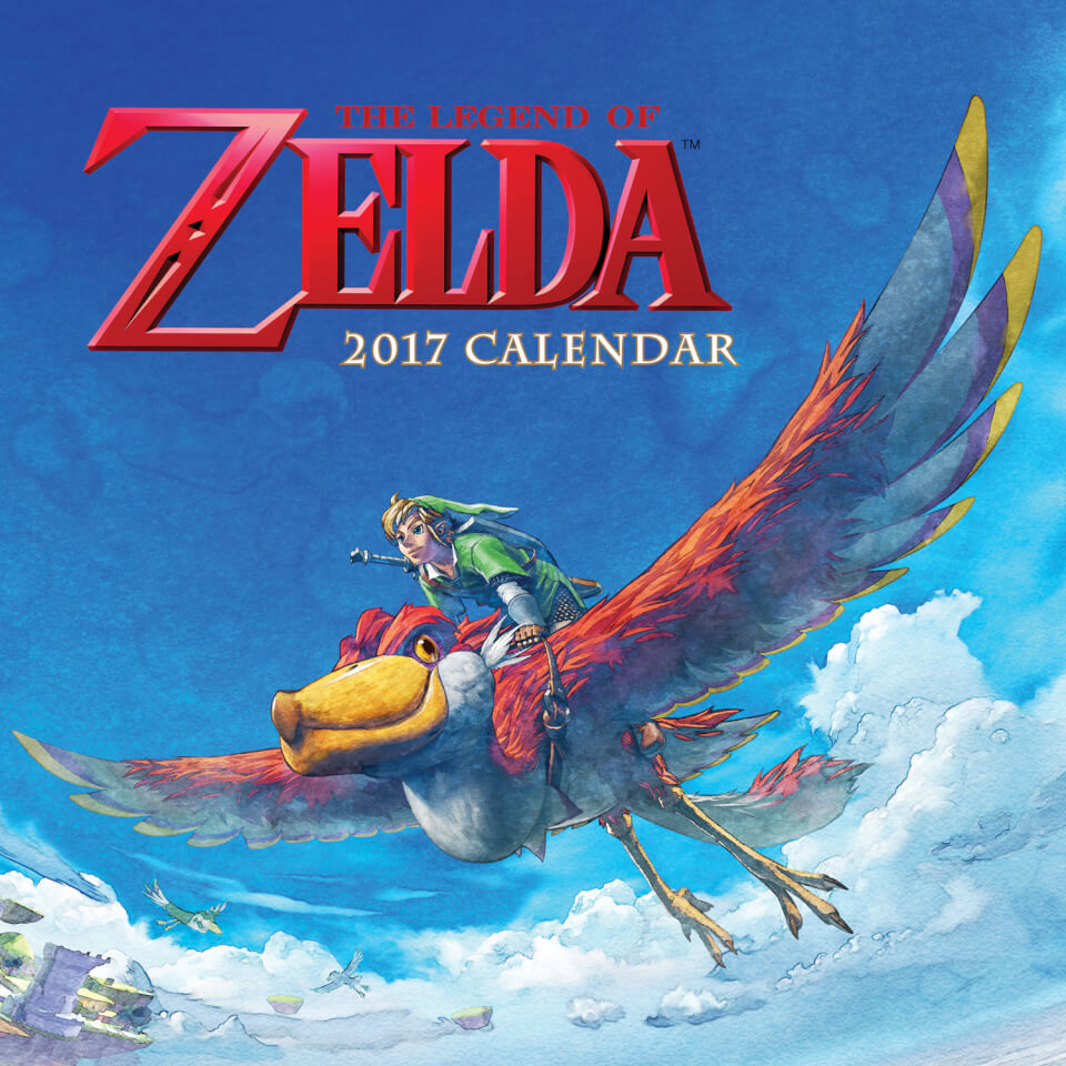 The Legend of Zelda Calendar 2017 Nintendo Official UK Store