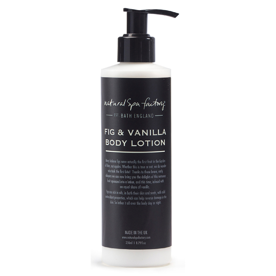 Natural Spa Factory Fig and Vanilla Body Lotion | Free ...