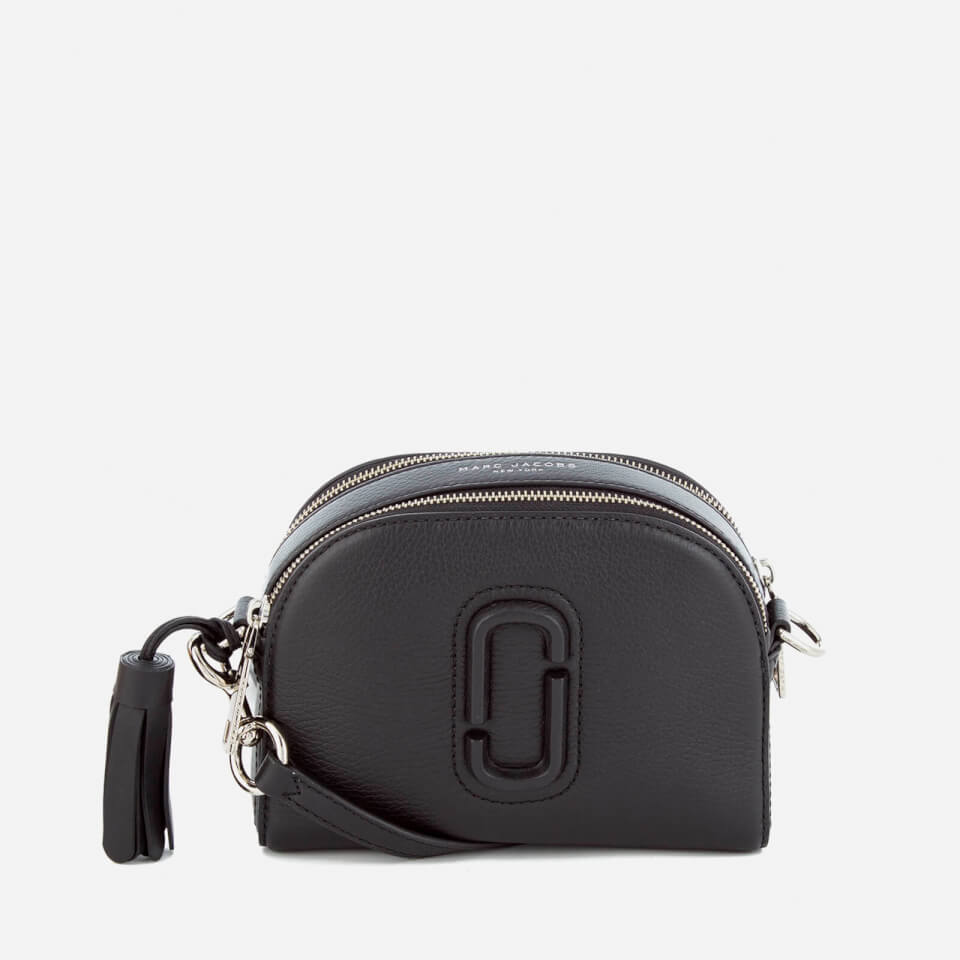 Marc Jacobs Women&#39;s Shutter Leather Shoulder Cross Body Bag - Black - Free UK Delivery Available
