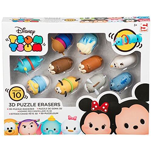 3d puzzle erasers