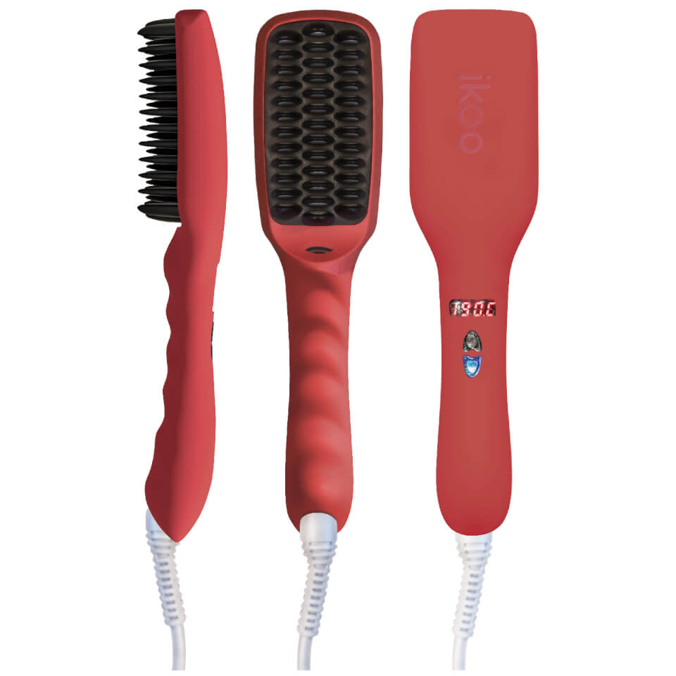 Ikoo E-styler Hair Straightening Brush - Fireball