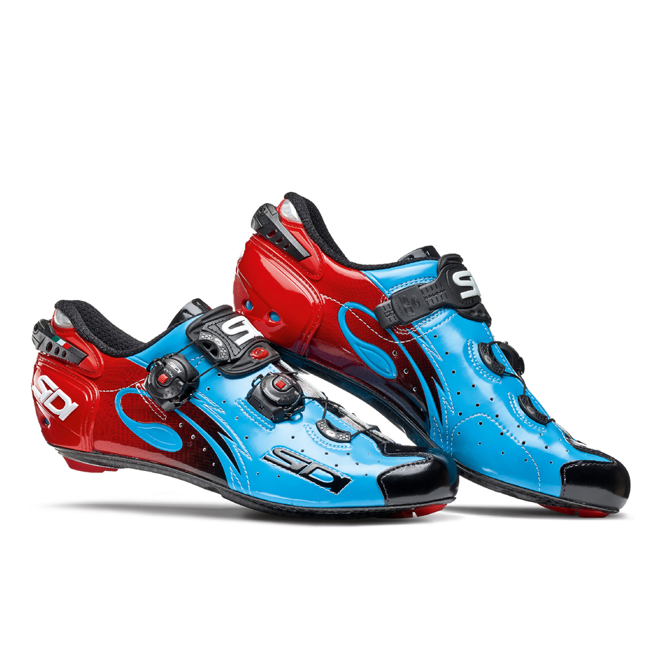 Sidi Wire Carbon Vernice Cycling Shoes Blue Sky/Black