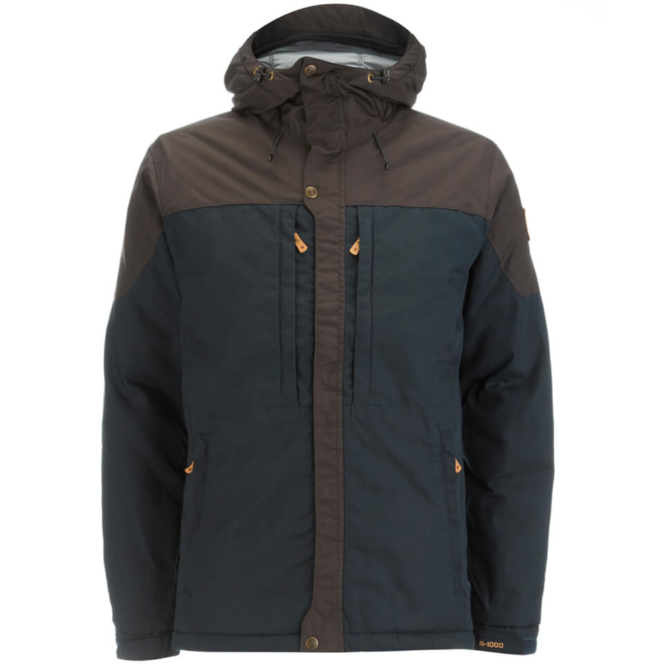 Fjallraven Men's Skogso Padded Jacket - Dark Navy/Dark Grey Clothing