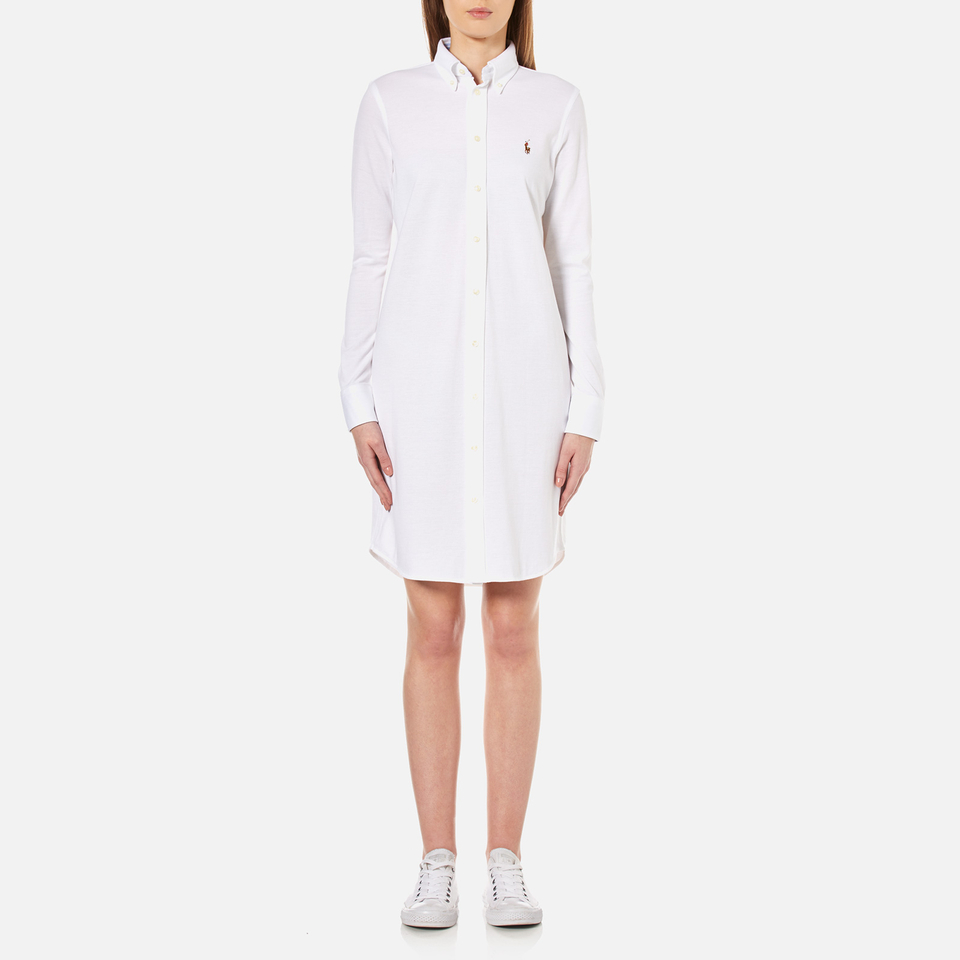 Polo Ralph Lauren Women s  Oxford Shirt  Dress  White 