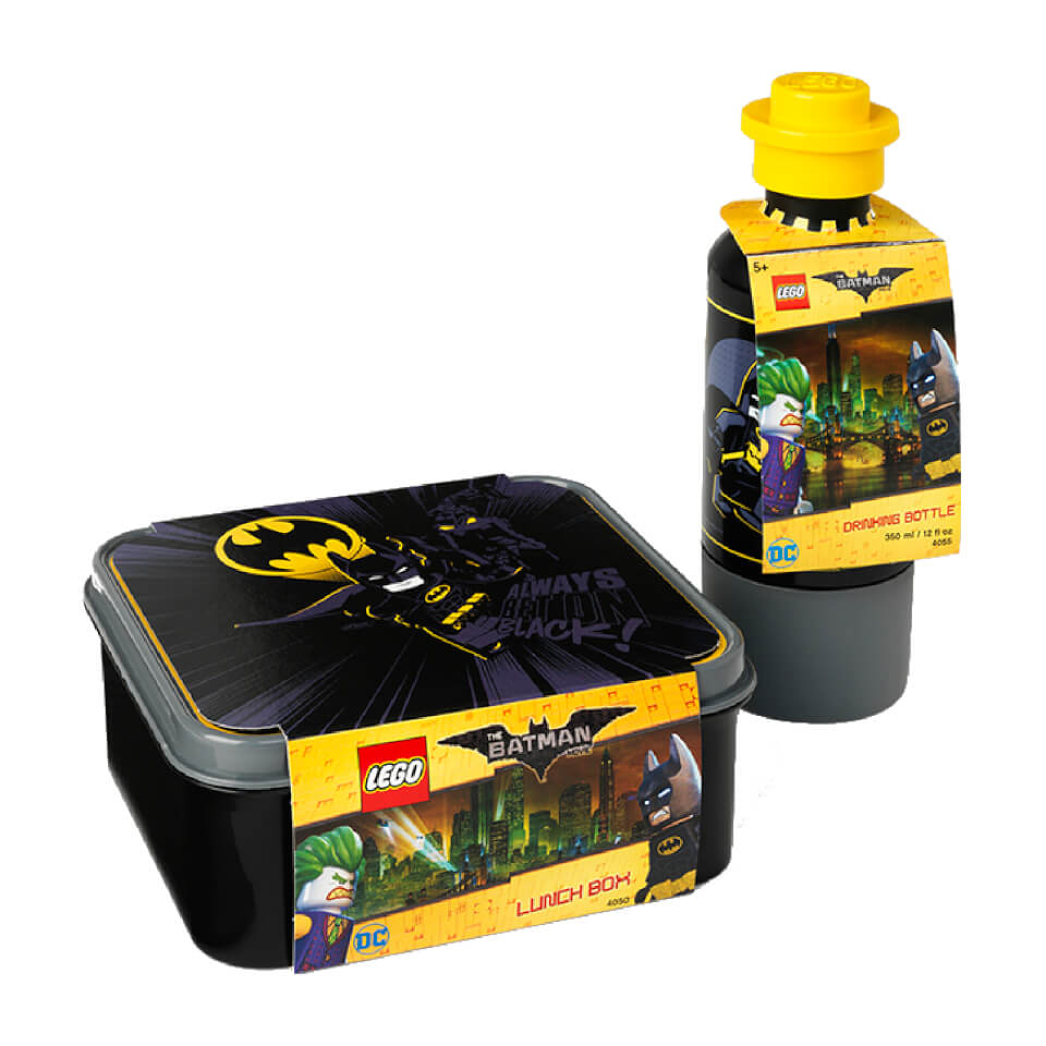 batman lunch bag and bottle